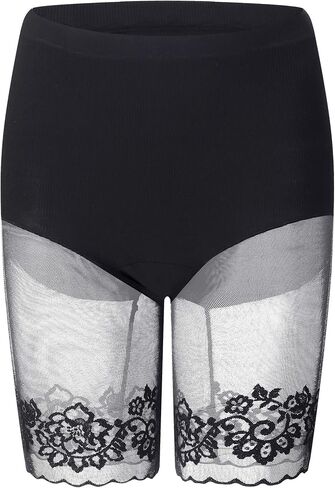 Women Thigh Anti Chafing Lace Mesh Slip Shorts Chub Rub for Under Dresses Safety Shorts in Saudi Arabia