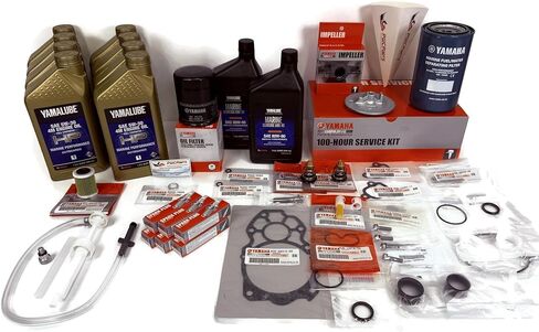 PWCParts 2021+ VF250XB VF200XB VMAX SHO 4.2L 100-Hour Maintenance Kit - 5W-30 Synthetic Oil Change, Water Pump Rebuild, HD Gear Lube, Fuel Filters, Spark Plugs, Thermostats in Saudi Arabia