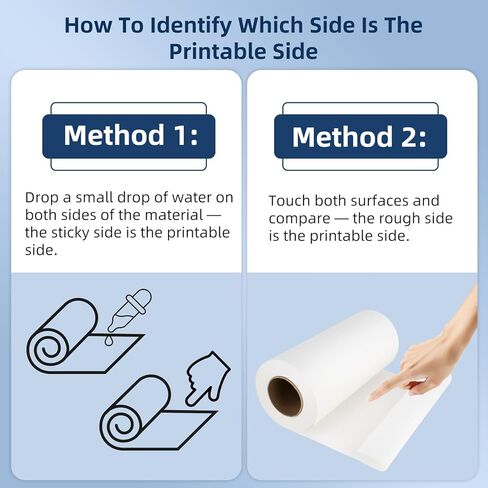 لفة ورق التسامي 13 بوصة × 328 قدم 105 جرام لكل متر مربع تجفيف سريع متوافق مع طابعة نافثة للحبر للقمصان والبهلوانات النسيج DIY in Kuwait