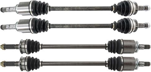 TRQ CV Axle Shaft Assembly Set Front & Rear Compatible with 2009-2013 Subaru Forester 2011-2014 Impreza in Saudi Arabia