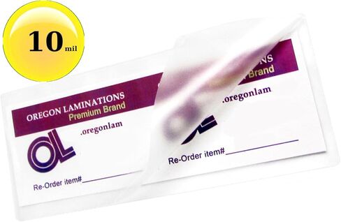 Qty 500 10 Mil 2x6 Bookmarks Laminating Pouches Hot Laminator Sleeves 2-1/4 x 6-1/4 in Saudi Arabia