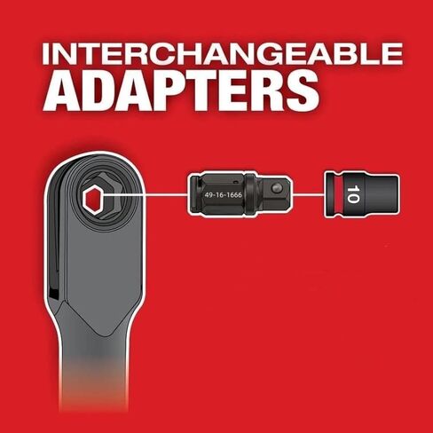 49-16-1666 صندوق داخلي بسقاطة 1/2 بوصة محول سندان مع وظيفة القفل لسقاطة صندوق ميلووكي M12 للوقود من الداخل in Kuwait