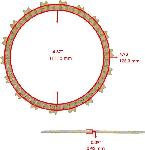 Caltric Clutch Friction w/Steel Plates Springs Gasket Kit Compatible with Honda CRF250L 2013-2020 in Saudi Arabia
