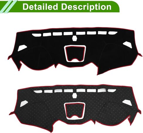 Dashboard Cover for Hyundai Santa Fe Sport 2013-2018 Non-Slip Front Dash Cover Mat Polyester Silicone in Saudi Arabia