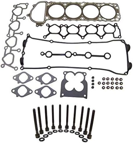 DNJ HGB626 مجموعة حشية رأس الاسطوانة مع مجموعة مسامير الرأس لـ 1998-2004 Nissan Frontier 2.4L 2389cc L4 DOHC in Saudi Arabia