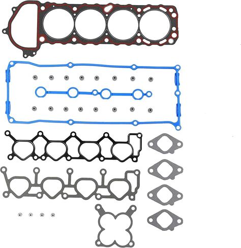 DNJ HGB626 مجموعة حشية رأس الاسطوانة مع مجموعة مسامير الرأس لـ 1998-2004 Nissan Frontier 2.4L 2389cc L4 DOHC in Saudi Arabia