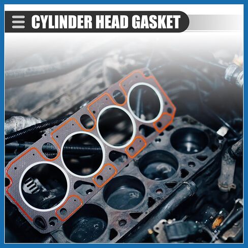 Cylinder Head Gasket, Suitable for 1.6L Engine, for Hyundai Accent 2012-2022, Metal, No.223112B003/223112B004, Brown Black Item Replacement in Saudi Arabia