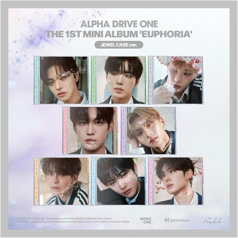 ALPHA DRIVE ONE EUPHORIA 1st Mini Album with Tracking Sealed ALD1 (3 Version Set : FREAK+STAR+1Jewel) in Saudi Arabia