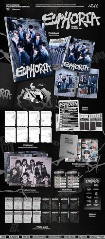 ALPHA DRIVE ONE EUPHORIA 1st Mini Album with Tracking Sealed ALD1 (3 Version Set : FREAK+STAR+1Jewel) in Saudi Arabia