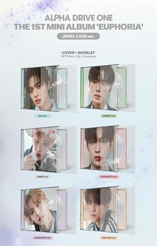 ALPHA DRIVE ONE EUPHORIA 1st Mini Album with Tracking Sealed ALD1 (3 Version Set : FREAK+STAR+1Jewel) in Saudi Arabia