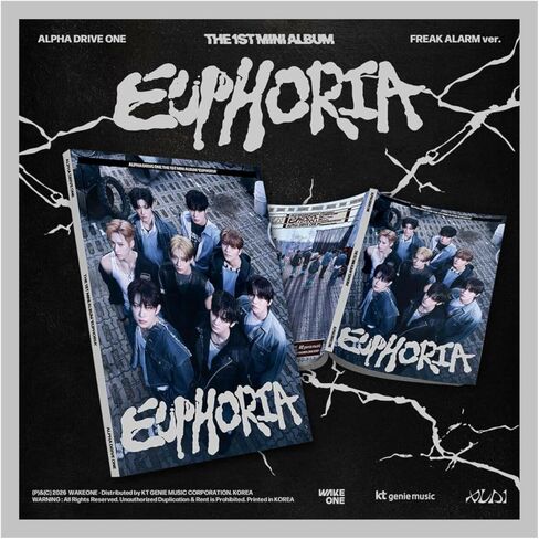 ALPHA DRIVE ONE EUPHORIA 1st Mini Album with Tracking Sealed ALD1 (3 Version Set : FREAK+STAR+1Jewel) in Saudi Arabia