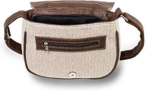 Small Boho Bag - Handcrafted Otavalo Crossbody Purse with Ethnic Andean Design in Saudi Arabia