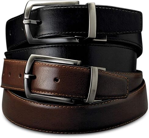 KingSize Men's Reversible Leather Dress Belt in Saudi Arabia