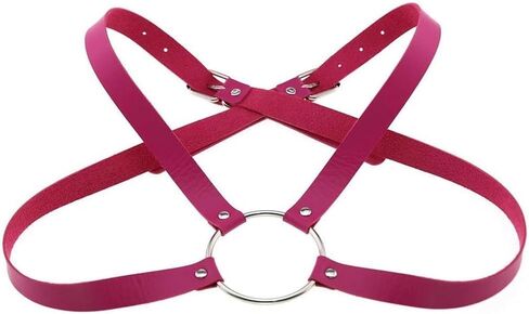 Men Punk Belts PU Leather Chest Belt Chain BDSM Lingerie Body Bondage Harness Cosplay Goth Belts Accessories in Kuwait