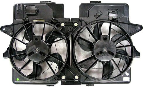 استبدال مجموعة مروحة المبرد والمكثف المزدوج 5L8Z8C607CB، 8L8Z8C607A لفورد إسكيب 2008 2009 2010 2011 2012 1 X in Saudi Arabia