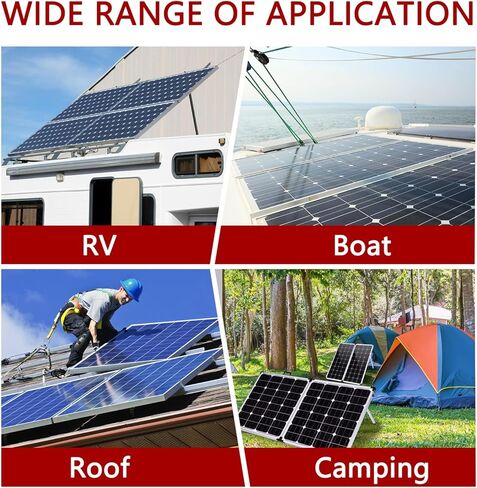 Solar Parallel Connectors for 2 Solar Panels, Tool-Free MC4 Solar Cable Splitter, Y Branch Solar Panel Splitter, 2 to 4 Solar Parallel Adapter IP68 Waterproof (FMM/MFF) in Saudi Arabia