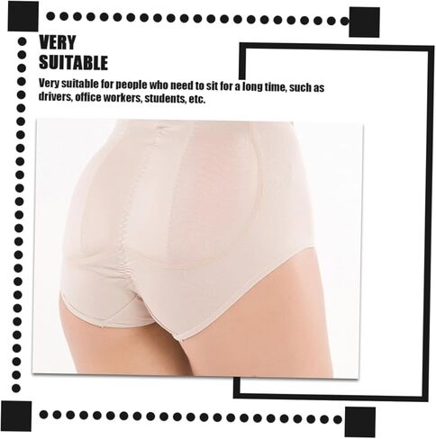 Butt Pads for Women Butt Enhancers with Padded Panties Instantly Lift Shape Your Buttocks Comfortable Lightweight Beige in Saudi Arabia