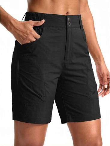 linlon Women's 5''Golf Hiking Cargo Shorts Quick Dry Shorts for Women Casual High Waisted in Saudi Arabia