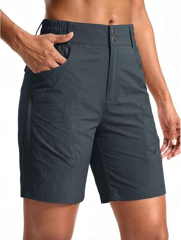 linlon Women's 5''Golf Hiking Cargo Shorts Quick Dry Shorts for Women Casual High Waisted in Saudi Arabia