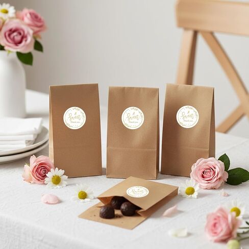 300PCS 1.38“ A Sweet Thank You Stickers Round Clear Gold Foil Thankyou Sticker with Heart Design, Self-Adhesive Personalized Envelope Stickers Labels for Small Business Packaging, Birthday, Gift Bags in Saudi Arabia