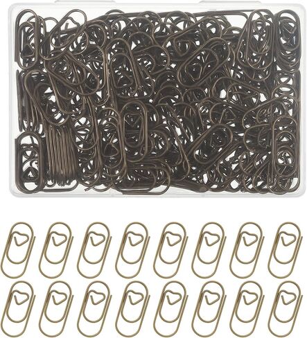 200 Pcs Mini Paper Clips Love Heart Shaped, Iron Cute Paperclips for Paperwork Office Desk Organizers Wedding Invitations DIY Crafts Scrapbooking in Saudi Arabia