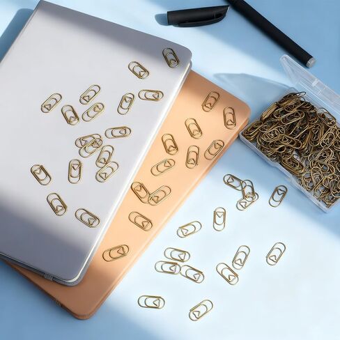 200 Pcs Mini Paper Clips Love Heart Shaped, Iron Cute Paperclips for Paperwork Office Desk Organizers Wedding Invitations DIY Crafts Scrapbooking in Saudi Arabia