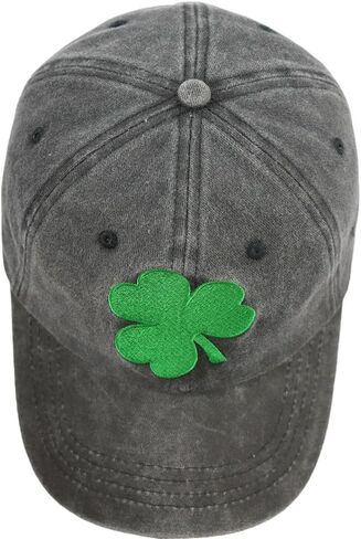 HHNLB Unisex St Patricks Day Hat, Adjustable Cotton Irish Embroidered Baseball Cap in Saudi Arabia