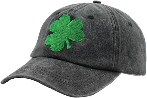 HHNLB Unisex St Patricks Day Hat, Adjustable Cotton Irish Embroidered Baseball Cap in Saudi Arabia