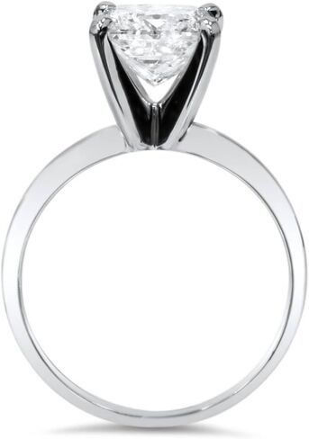 P3 POMPEII3 Pompeii 1/5ct Lab Grown Diamond Solitaire Engagement Ring 14K White Gold (((G-H)),SI(1)-SI(2)) in Saudi Arabia