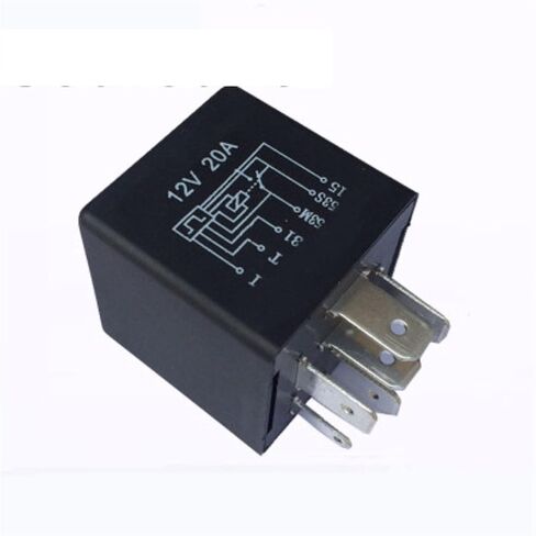 1PCS Automobile Wiper Intermittent Controller Relay VD-YJK203 6 Plug 20A 12VDC in Saudi Arabia