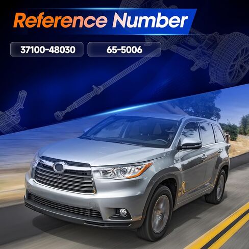 عمود محرك خلفي 91.18 بوصة - 92.28 بوصة متوافق مع تويوتا 2009-2014 2.7L، هايلاندر 2008-2010 3.3L، هايلاندر 2008-2014 3.5L، AWD، OE 65-5006، 3710048030 in Saudi Arabia