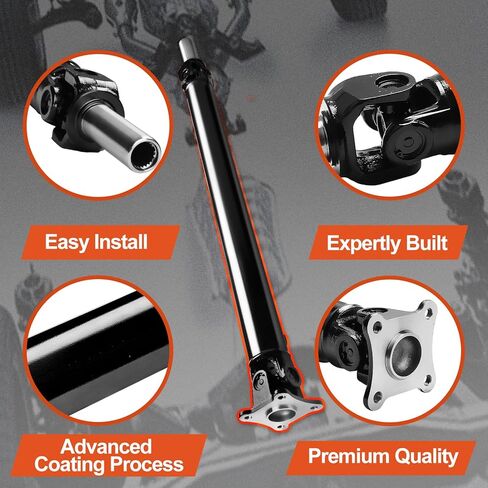 936-251 Rear Complete Drive Shaft Prop Shaft Driveshaft Assembly Compatible with Mazda Miata 1994-1997 1999-2005 L4 1.8L, RWD, Replace OE MF0425100A, MF0625100, 936-251, 65-8001 in Saudi Arabia