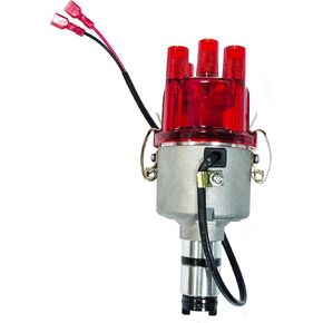 009 موزع الطرد المركزي مع الإشعال الإلكتروني حافظة حمراء شفافة تناسب VW Bug Ghia، استبدل 0231178009EL in Kuwait