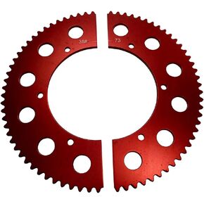 OMB Warehouse Pit Parts Split Sprocket - 73 Tooth - 35 Chain in Kuwait