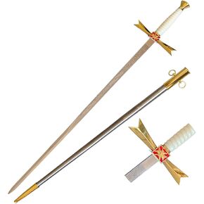 Replica Sword US Corps Sword Officer Saber Sword for Cosplay Stainless Steel Silver/Gold not Sharp in Saudi Arabia