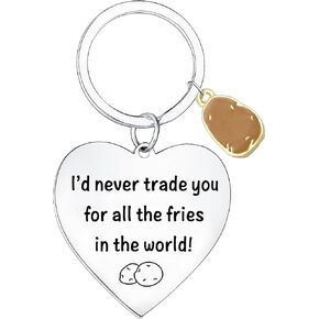 Funny Potato Keychain for Boyfriend Girlfriend Husband Wife Best Friend Couples Anniversary Christmas Birthday Present Valentines Day Gifts for Him Her in Saudi Arabia