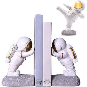مساند كتب رائد فضاء ذهبية (3 قطع) + تمثال رائد فضاء يركل in Kuwait