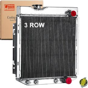 3 Row Aluminum Radiator fits for 1965-1966 Ford Mustang,1960-1965 Ford Falcon Ranchero,1960-1965 Mercury Comet 2.4L 2.8L 3.3L 3.6L 4.3L 4.7L 7.0L in Kuwait