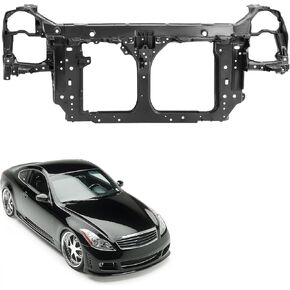 KUAFU Radiator Support Assembly Compatible with 2003-2007 Infiniti G35 Base X Replacement for 62500AM600 IN1225104 Electrophoresis Plastic Steel Black in Saudi Arabia