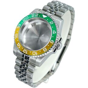 Two-Tone GMT Steel Diver Watch Case 200m Waterproof for NH35/34/36/38 4R36 Miyota8215 ETA2824 Movement in Kuwait