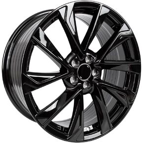 New 18 x 8 Inch Black Aluminium Alloy Wheels for the Toyota Corolla 2019 2020 2021 2022 2023 2024, 18 Inch Black Steel Direct Replacement Rims (1) in Kuwait