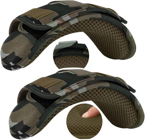 ZINZ 2-Pack وسادة كتف تكتيكية، وسادة مريحة سميكة للغاية لأشرطة الصدرية، وحقائب الظهر، قابلة للتنفس وممتصة للصدمات، أسود in Kuwait