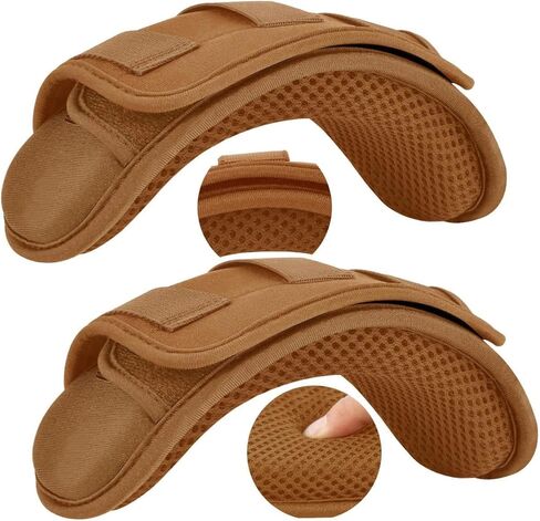ZINZ 2-Pack وسادة كتف تكتيكية، وسادة مريحة سميكة للغاية لأشرطة الصدرية، وحقائب الظهر، قابلة للتنفس وممتصة للصدمات، أسود in Kuwait