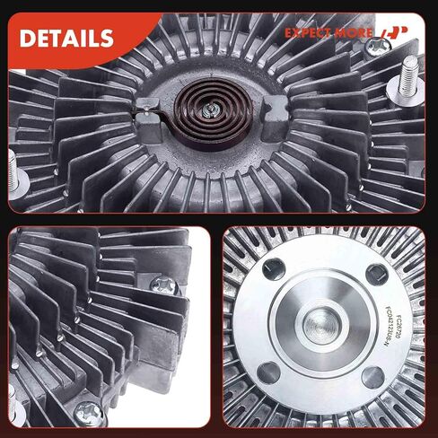 A-Premium Engine Cooling Fan Clutch Compatible with Acura SLX 1998-1999 & Isuzu Trooper 1998-2002, VehiCROSS 1999-2001, V6 3.5L, Petrol in Saudi Arabia