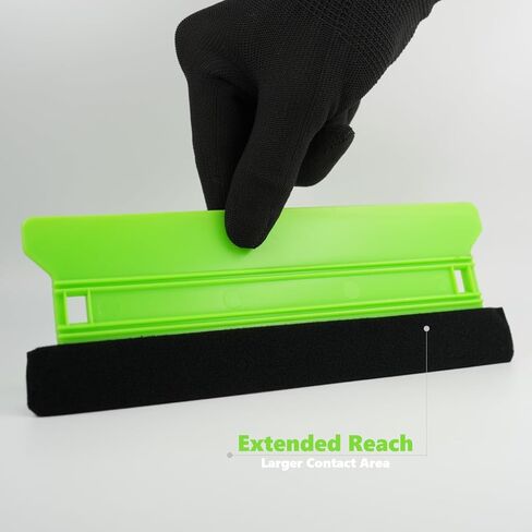 6 Pack Squeegees, Vinyl Wrap Tools Kit, Window Tint, Wallpaper Tool, Auto Solar Film, Car Decal, Smooth, Scratch Free, Protect Paint, Black, Blue, Green, Long, Medium, Small, 3 Hardness (6) in Saudi Arabia