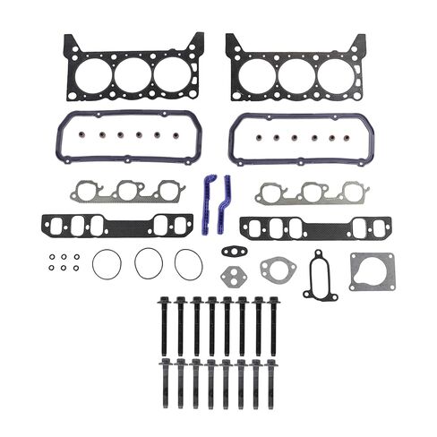 DNJ HGB4118 مجموعة حشية رأس الأسطوانة مع مجموعة مسامير الرأس لـ 1989-1993 Ford Thunderbird 3.8L 232cid V6 OHV in Saudi Arabia