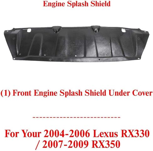 New Front Engine Splash Shield Under Cover Direct Replacement for Lexus RX330 2004-2006 / RX350 2007-2009 514410E010 LX1228125 in Saudi Arabia