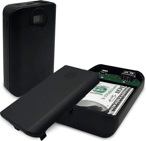 بنك طاقة آمن للتحويل - حجرة تخزين مخفية للأشياء الثمينة، آمن سري، بنك طاقة مزيف للأمان الآمن، جهاز إخفاء محمول، مثالي للسفر والمنزل والمكتب in Kuwait