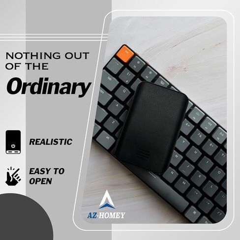 بنك طاقة آمن للتحويل - حجرة تخزين مخفية للأشياء الثمينة، آمن سري، بنك طاقة مزيف للأمان الآمن، جهاز إخفاء محمول، مثالي للسفر والمنزل والمكتب in Kuwait