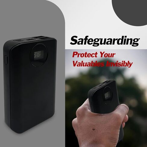 بنك طاقة آمن للتحويل - حجرة تخزين مخفية للأشياء الثمينة، آمن سري، بنك طاقة مزيف للأمان الآمن، جهاز إخفاء محمول، مثالي للسفر والمنزل والمكتب in Kuwait